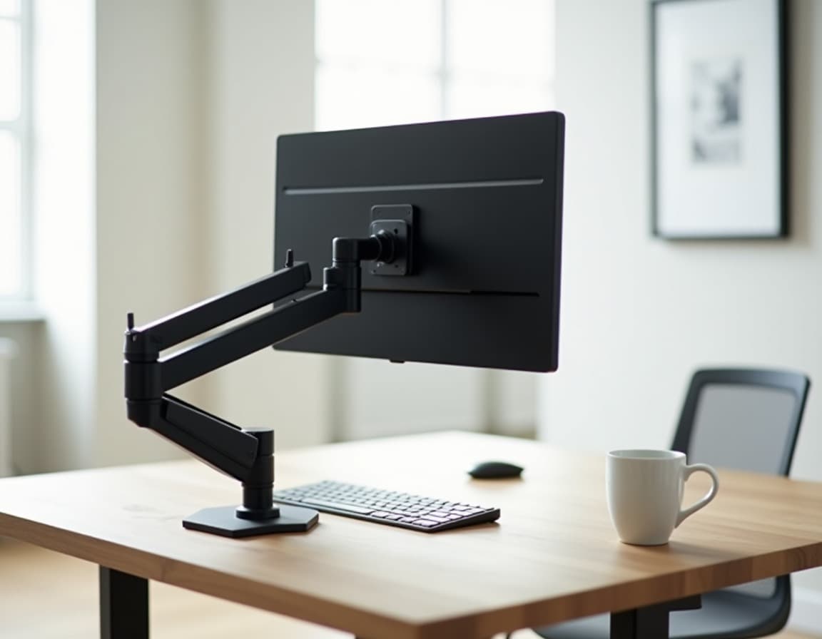 Brazos de monitor